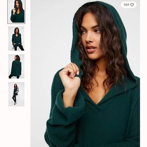 Free People Cashmere Hoodie XS